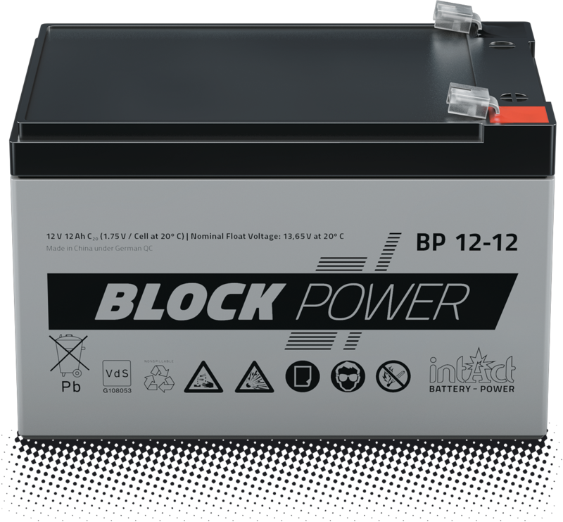 INTACT Block-Power BP6-7 6V 7Ah AGM supply battery