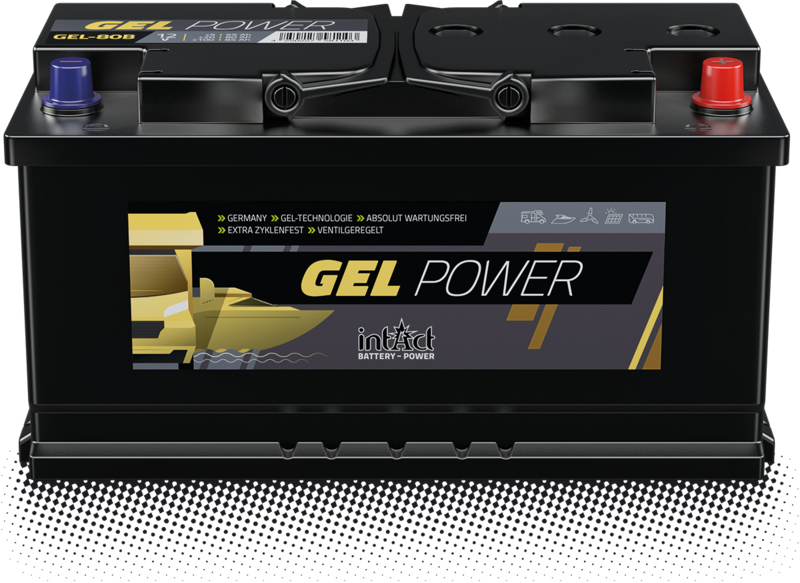 GEL-Batterie VRLA, Extrem zyklenfest, 12V 100Ah, für Wohnmobile