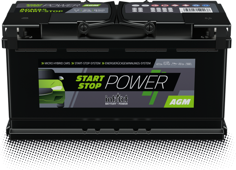 IntAct Start-Stop-Power AGM - Die energieeffiziente Autobatterie