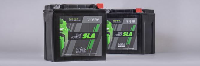Headerbild intAct Bike-Power SLA Das Bild zeigt die intAct Bike-Power SLA für Roller und Motorräder.