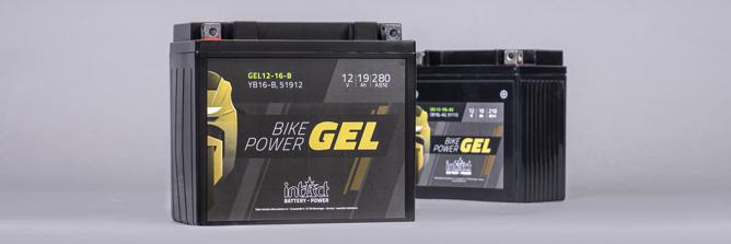Headerbild intAct Bike-Power GEL Das Bild zeigt die intAct Bike-Power GEL für Roller und Motorräder.