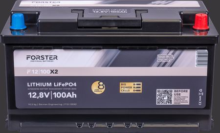Produktabbildung Versorgungsbatterie Forster Premium Untersitzbatterien F12-100X2