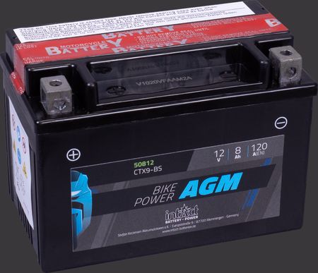 product image Motorcycle Battery intAct Bike-Power AGM 50812