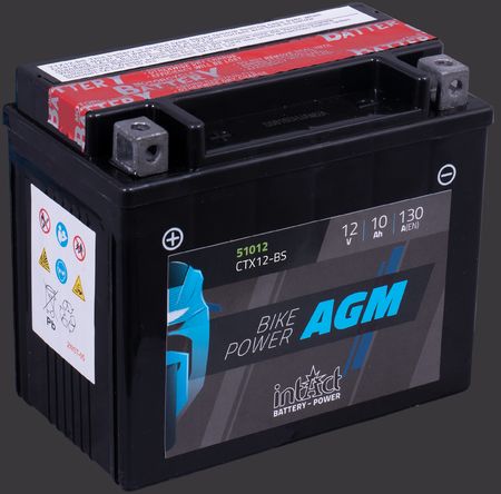 product image Motorcycle Battery intAct Bike-Power AGM 51012