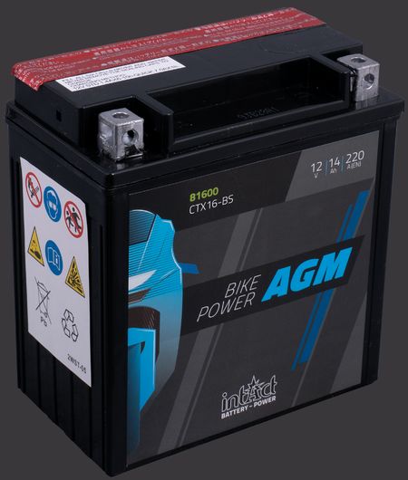 IntAct Bike-Power AGM - Die Motorradbatterie für Kurzstrecken.