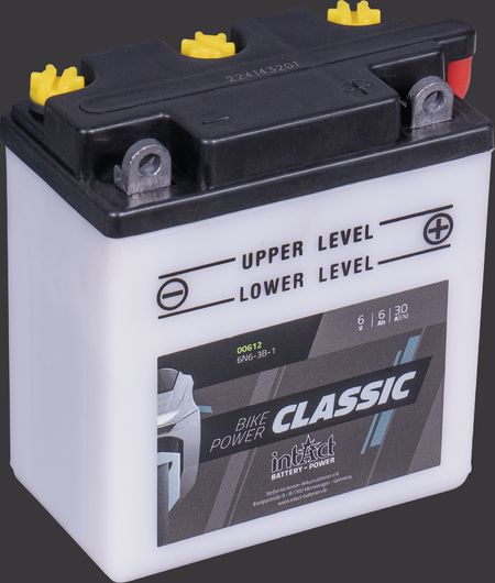 Produktabbildung Motorradbatterie intAct Bike-Power Classic 00612S
