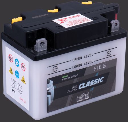Produktabbildung Motorradbatterie intAct Bike-Power Classic 00800S
