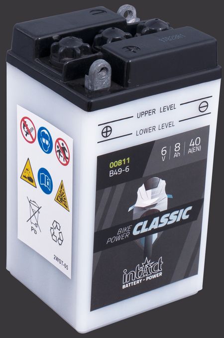 Produktabbildung Motorradbatterie intAct Bike-Power Classic 00811S