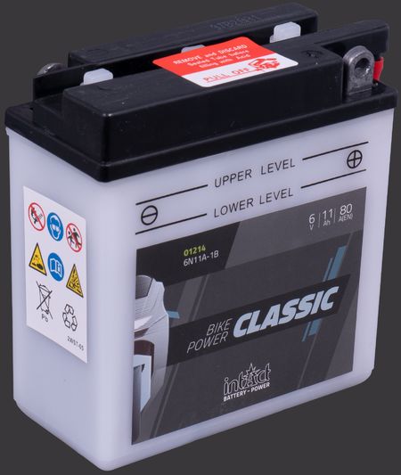 Produktabbildung Motorradbatterie intAct Bike-Power Classic 01214S