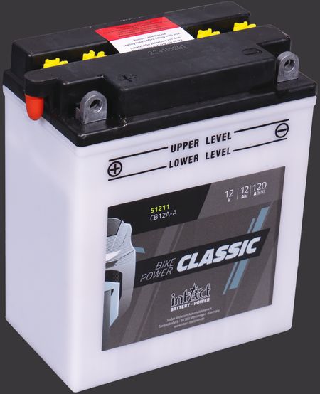 Produktabbildung Motorradbatterie intAct Bike-Power Classic 51211S