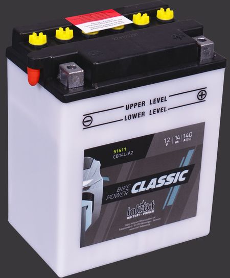 Produktabbildung Motorradbatterie intAct Bike-Power Classic 51411S