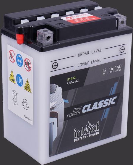 Produktabbildung Motorradbatterie intAct Bike-Power Classic 51412S