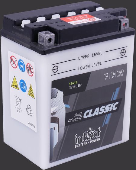Produktabbildung Motorradbatterie intAct Bike-Power Classic 51413S