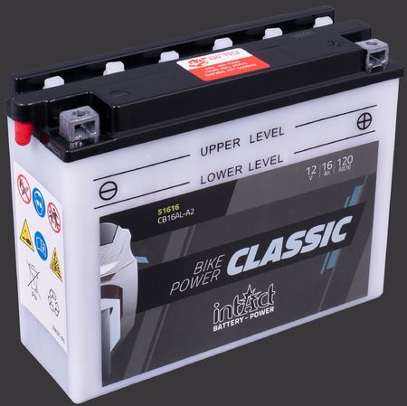 Produktabbildung Motorradbatterie intAct Bike-Power Classic 51616S