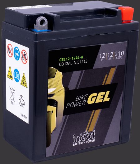 Produktabbildung Motorradbatterie intAct Bike-Power GEL GEL12-12AL-A