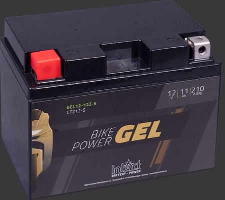 Produktabbildung Motorradbatterie intAct Bike-Power GEL GEL12-12Z-S