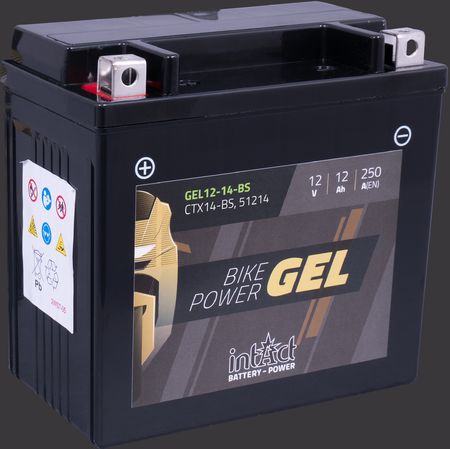 Produktabbildung Motorradbatterie intAct Bike-Power GEL GEL12-14-BS