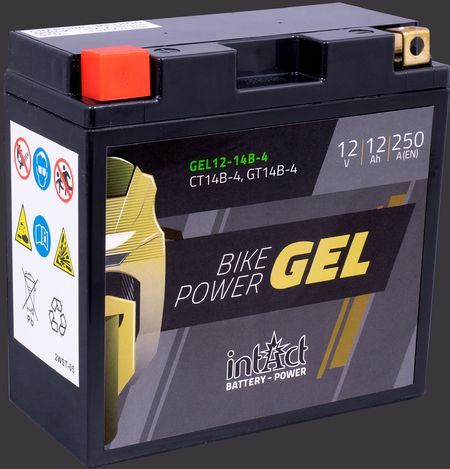 Produktabbildung Motorradbatterie intAct Bike-Power GEL GEL12-14B-4