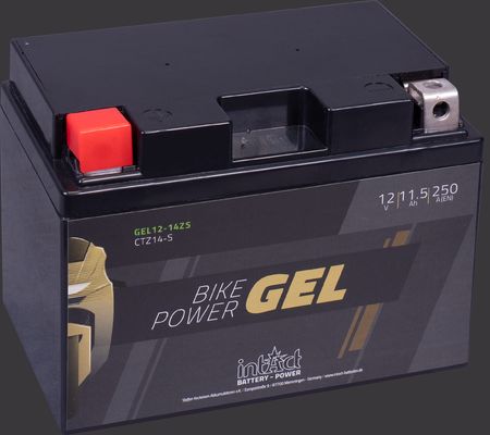 Produktabbildung Motorradbatterie intAct Bike-Power GEL GEL12-14ZS