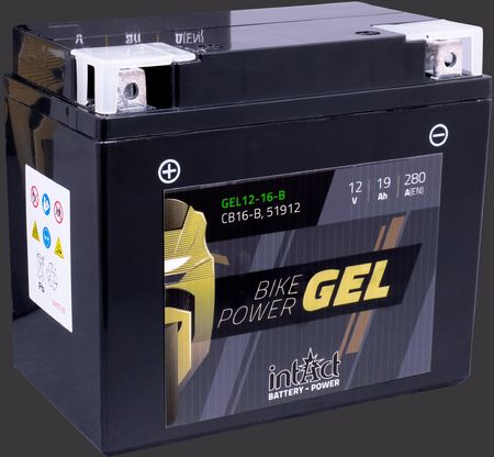 Produktabbildung Motorradbatterie intAct Bike-Power GEL GEL12-16-B