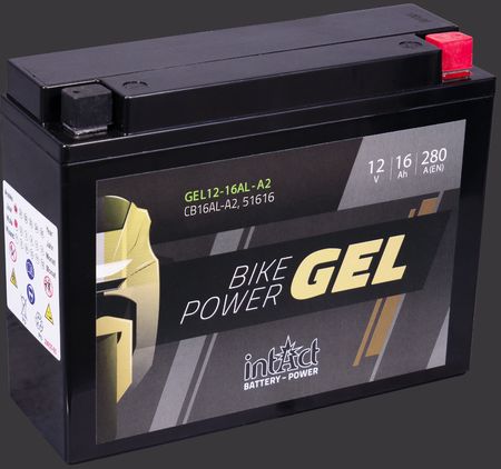 Produktabbildung Motorradbatterie intAct Bike-Power GEL GEL12-16AL-A2