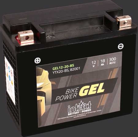 Produktabbildung Motorradbatterie intAct Bike-Power GEL GEL12-20-BS