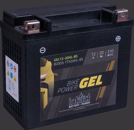 Produktabbildung Motorradbatterie intAct Bike-Power GEL GEL12-20HL-BS