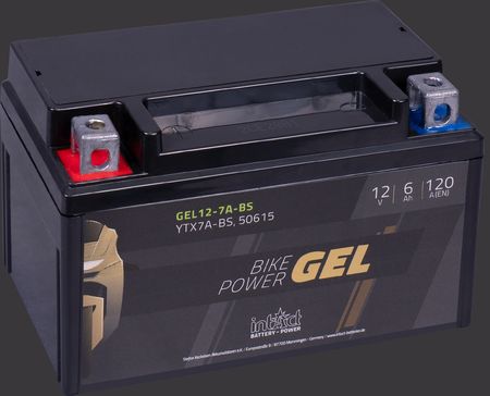Produktabbildung Motorradbatterie intAct Bike-Power GEL GEL12-7A-BS