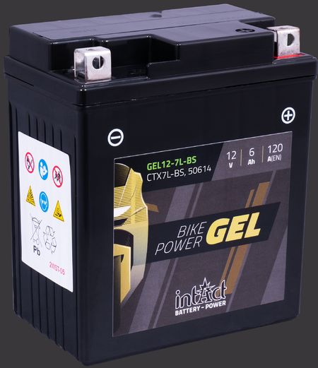 Produktabbildung Motorradbatterie intAct Bike-Power GEL GEL12-7L-BS