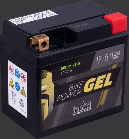 Produktabbildung Motorradbatterie intAct Bike-Power GEL GEL12-7Z-S
