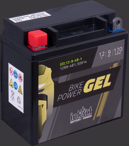 Produktabbildung Motorradbatterie intAct Bike-Power GEL GEL12-9-4B-1