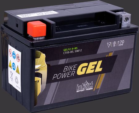 Produktabbildung Motorradbatterie intAct Bike-Power GEL GEL12-9-BS
