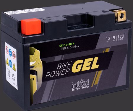 Produktabbildung Motorradbatterie intAct Bike-Power GEL GEL12-9B-4