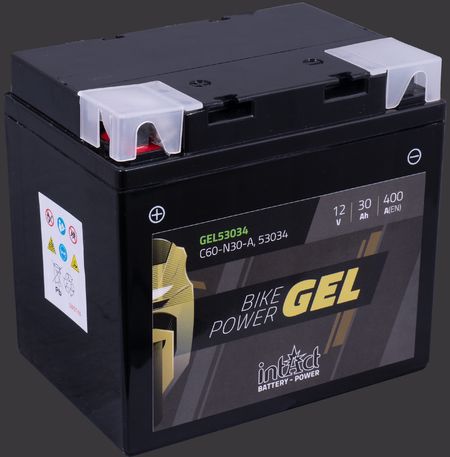 Produktabbildung Motorradbatterie intAct Bike-Power GEL GEL53034