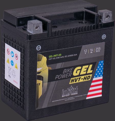 Produktabbildung Motorradbatterie intAct Bike-Power GEL HVT-HD GEL-HVT-03