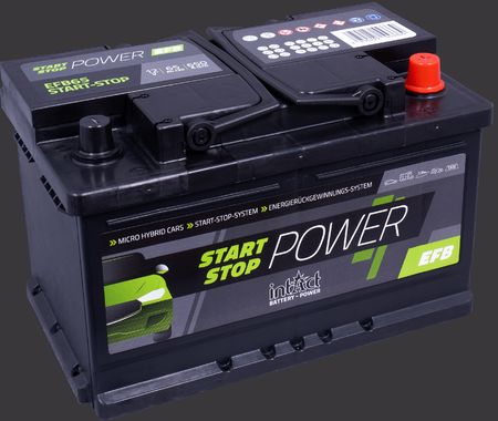 Produktabbildung Starterbatterie intAct Start-Stop-Power EFB EFB65SS