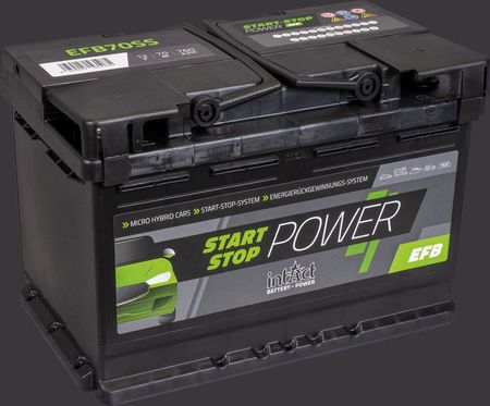Produktabbildung Starterbatterie intAct Start-Stop-Power EFB EFB70SS