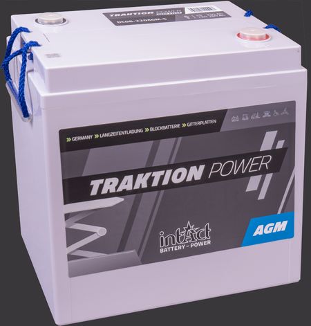 Produktabbildung Antriebsbatterie intAct Traktion-Power Deepcycle AGM DC06-220AGM-S