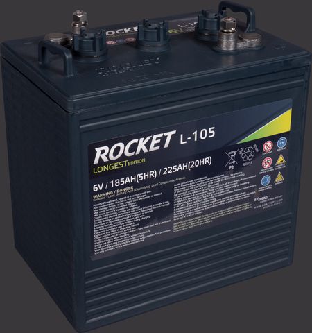 Produktabbildung Versorgungsbatterie Rocket Deep Cycle T105-ROCKET