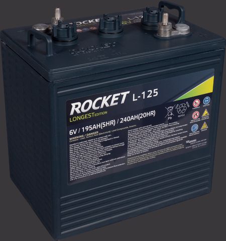 Produktabbildung Versorgungsbatterie Rocket Deep Cycle T125-ROCKET