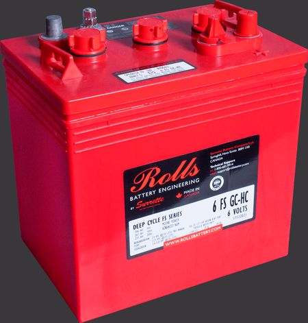 Produktabbildung Versorgungsbatterie Rolls Deep Cycle T105-ROLLS